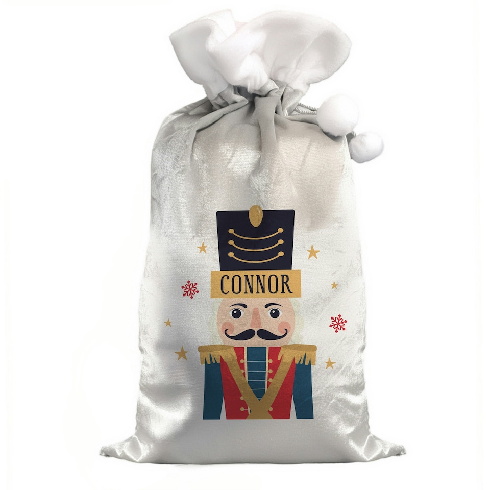 image 1 of Personalised Nutcracker Christmas Sack