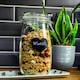 image 5 of Nicola Spring Heart Glass Storage Jar Labels - 6.5 x 5cm - Black - Pack of 6