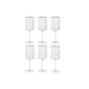 image 1 of Set of glasses Home ESPRIT Transparent Golden Crystal 400 ml (6 Units) N/A