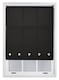 image 4 of FURNISHED Roller Blinds Daylight Round Eyelet Light Filtering Easy Fit Trimmable Window Blind | Black | Black | (W) 180cm x (L) 165cm