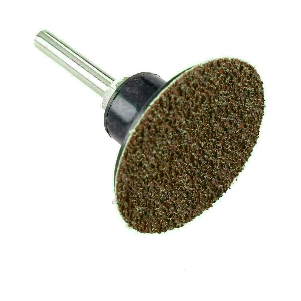image 1 of 50mm Quick Change Rubber Backing Pad Adapter + 50pc 40 Grit Sanding Pads