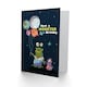 image 2 of Space Balloon Monster Age 4 Years Old Child Kids 4th Birthday Card