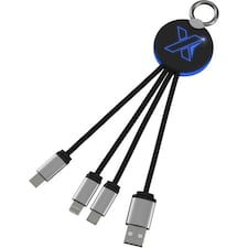 SCX Design C16 USB Charger - Blue/Solid Black - One Size