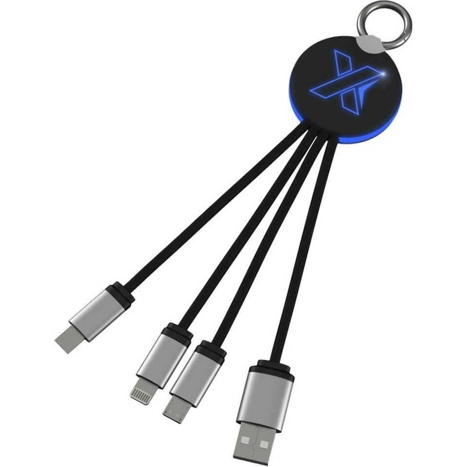 SCX Design C16 USB Charger - Blue/Solid Black - One Size
