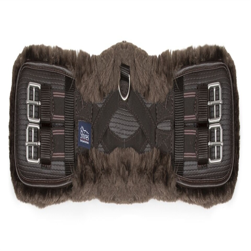 image 1 of Shires Performance Supafleece Dressage Girth - Elastic Black | Size: 26
Colour: Black