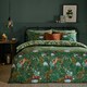 image 1 of furn. Into The Woods Printed Reversible Duvet Cover Set, Double, Green Green | Double