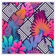 image 1 of Tropical geometric (Picutre Frame) White | XL
