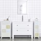 image 6 of HOMCOM Chest of Drawers, 4 Drawer Dresser, Storage Organizer Toilet Tissue Cabinet for Bedroom, Bathroom