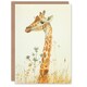image 1 of Soft Watercolour Head Jungle Girl Boy Kids Daughter Son Birthday Card