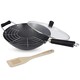 image 1 of Ken Hom Excellence 31cm Non-Stick Carbon Steel 4 Piece Wok Set