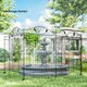 image 6 of Outsunny Garden Decorative Fence 4 Panels 44in x 12ft Steel Wire Border Edging