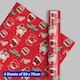 image 1 of Friends Christmas 4 Sheets & 4 Tags Gift Wrap
