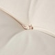 image 5 of Homescapes Cream Cotton Back Support Cushion | Cream | Cream | H 58 x W 68 x D 15 cm