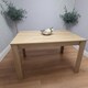 image 6 of Dining Table Set Oak Effect Table With 4 Cream Plastic Chairs Dining Room Furniture | Cream | One Size | 5