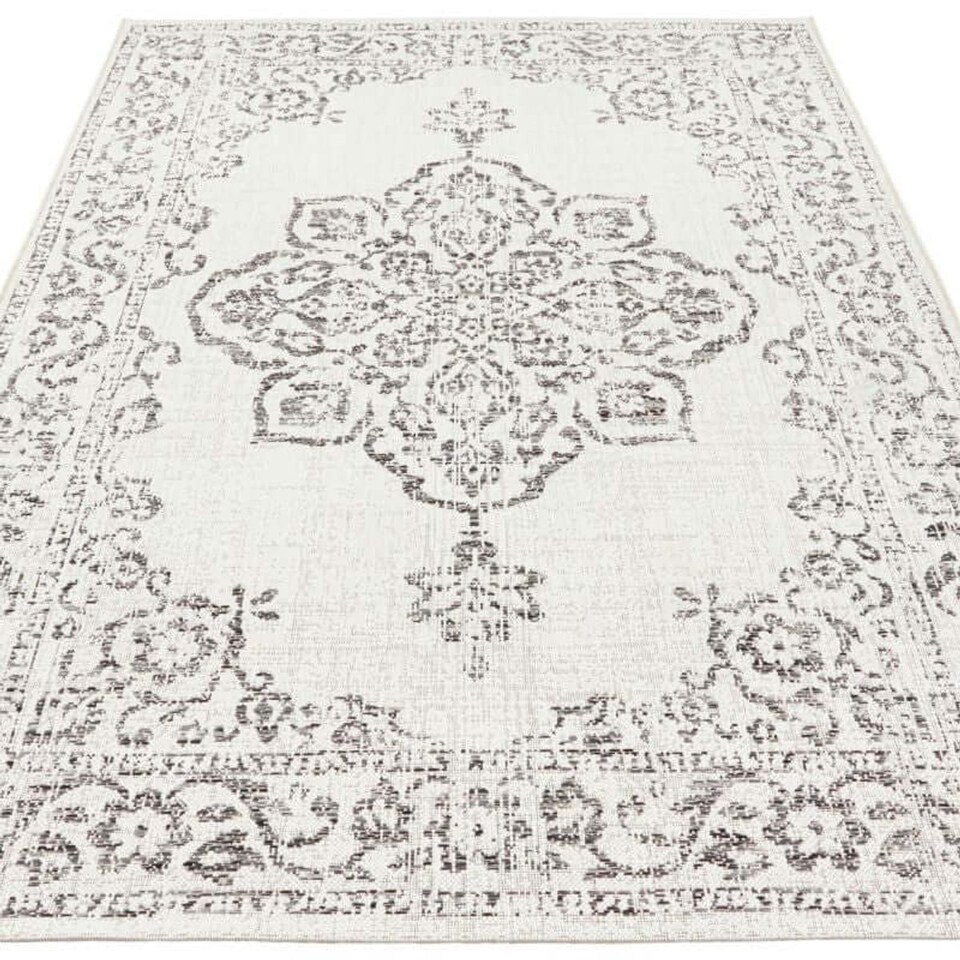 image 1 of The Rugs Indoor Outdoor Rug Tilos Vintage Oriental Polypropylene Durable