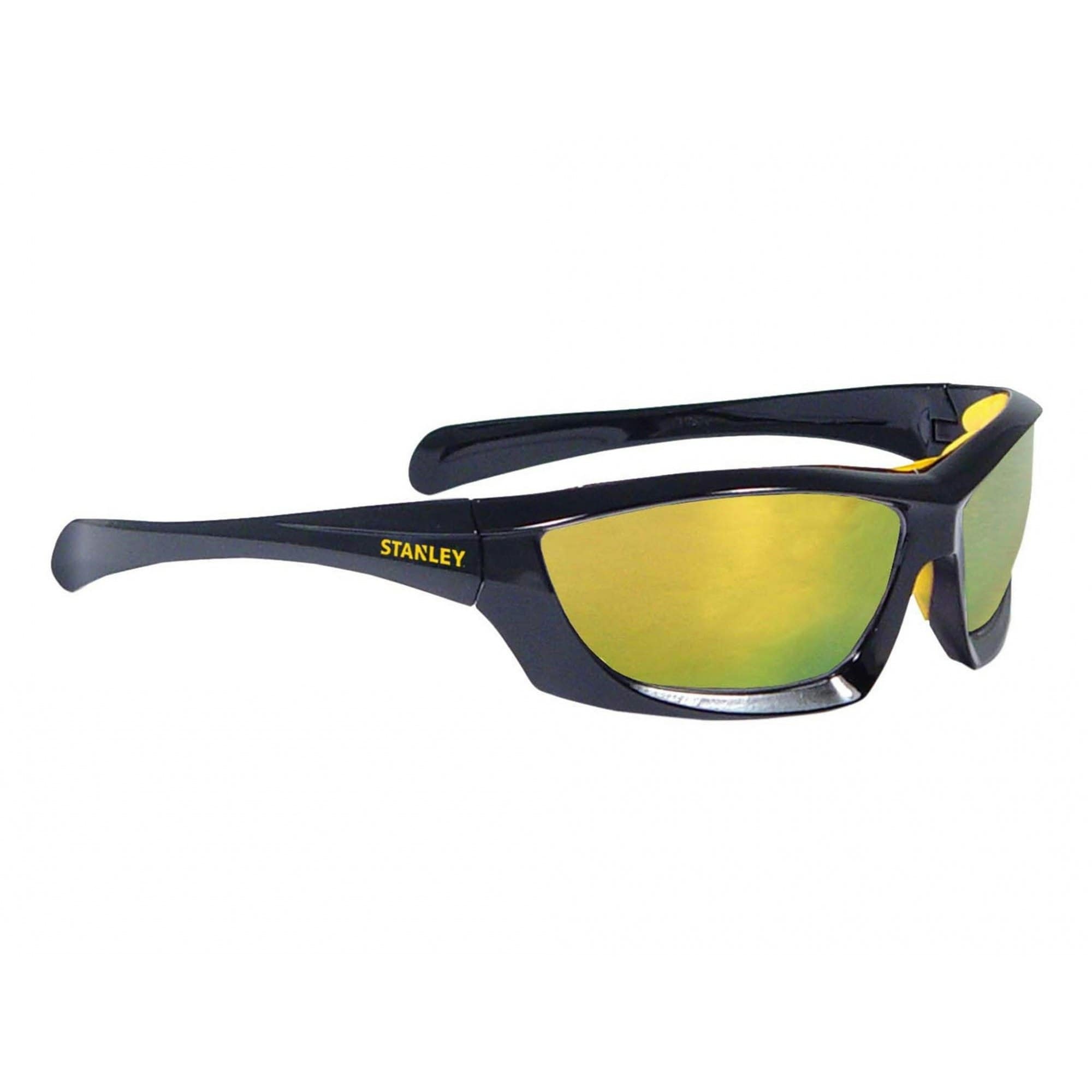 Stanley Hand Tools Sy180 Full Frame Protective Eyewear - Multi Colour - Yellow Mirror Multi