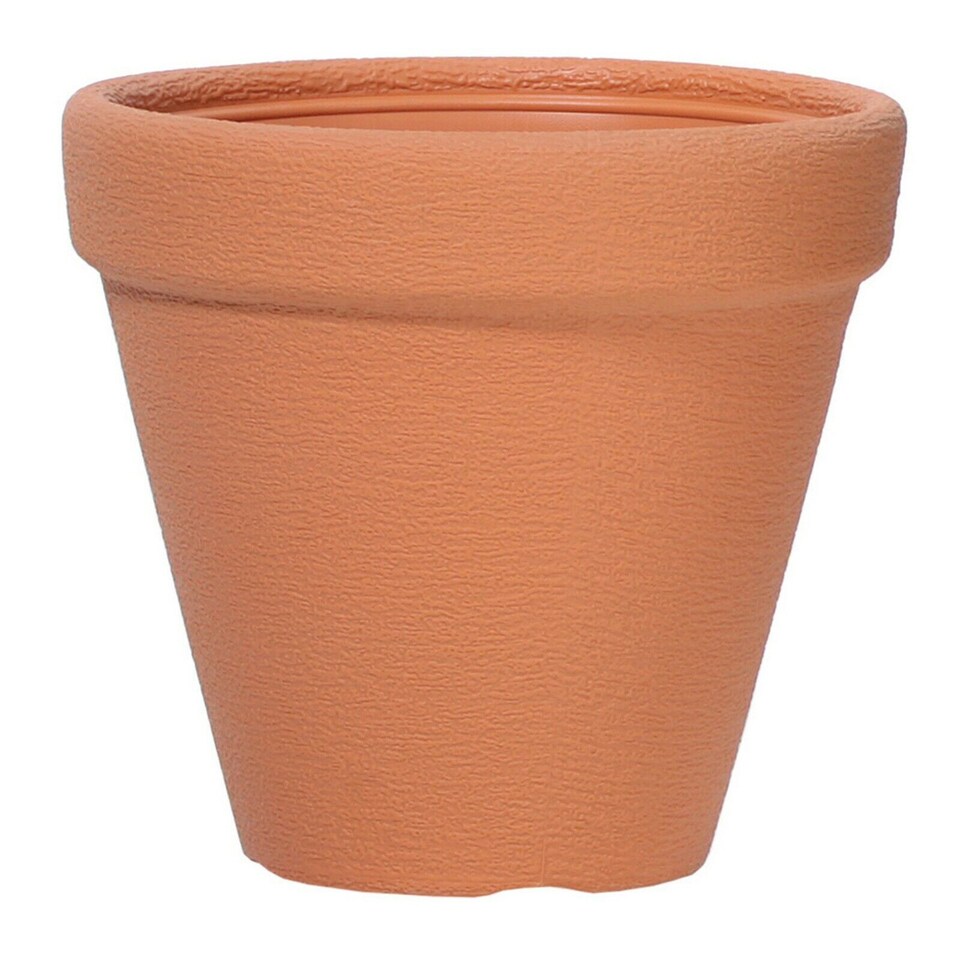 image 1 of 400mm Classic Plastic Plant Pot | Orange | 1