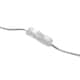 image 4 of Modern and Real Duck Egg Feather Table Lamp with Satin Nickel Base and Switch | Blue | Blue | 1