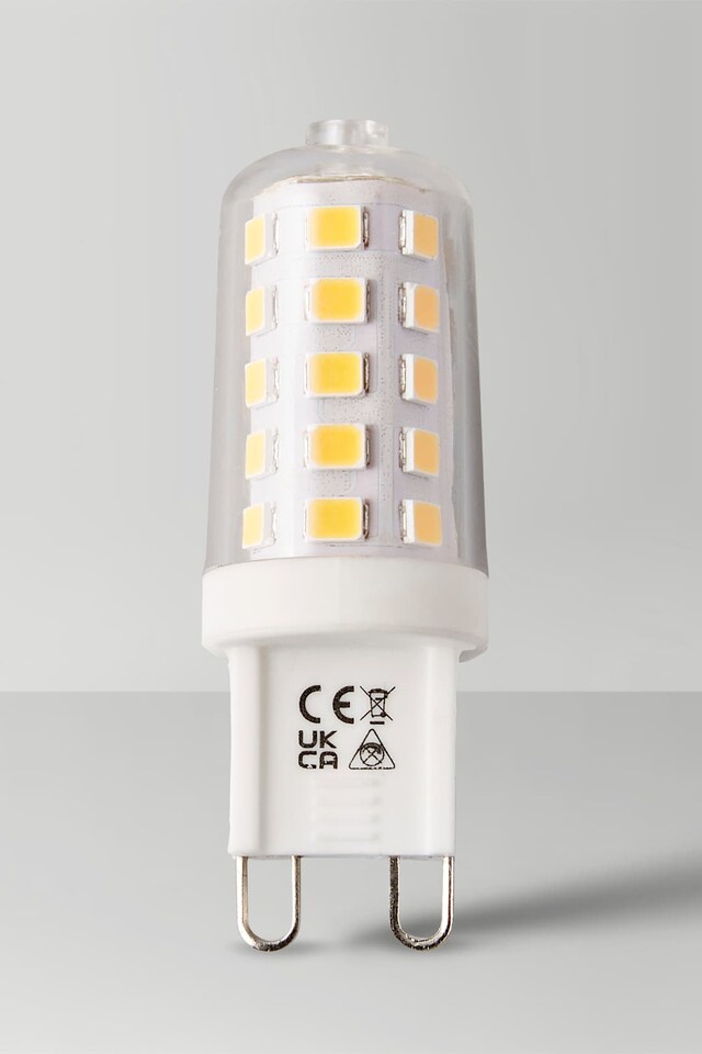 image 1 of ValueLights G9 Pack of 3 3W Dimmable Capsule Warm White LED Bulbs | White | Warm White