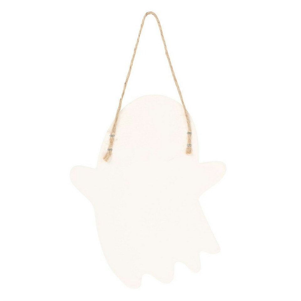 image 1 of Something Different Boo Ghost Plaque - Off White - One Size