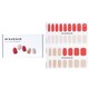 image 1 of Nail Sticker (pink) - # Brillante Rose Nail - 32pcs Pink