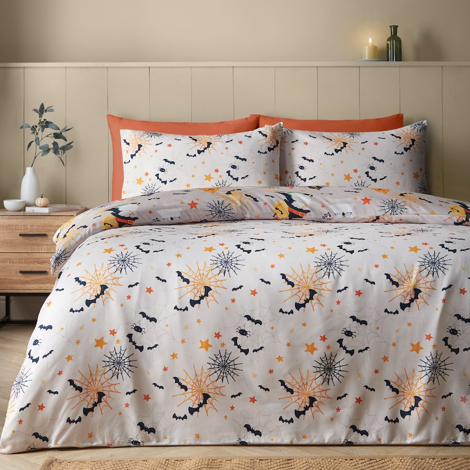 image 1 of Catherine Lansfield Halloween Gonks So Soft Reversible Duvet Cover Set
