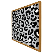 Silver leopard print (Picture Frame) Brown | Oak | XL