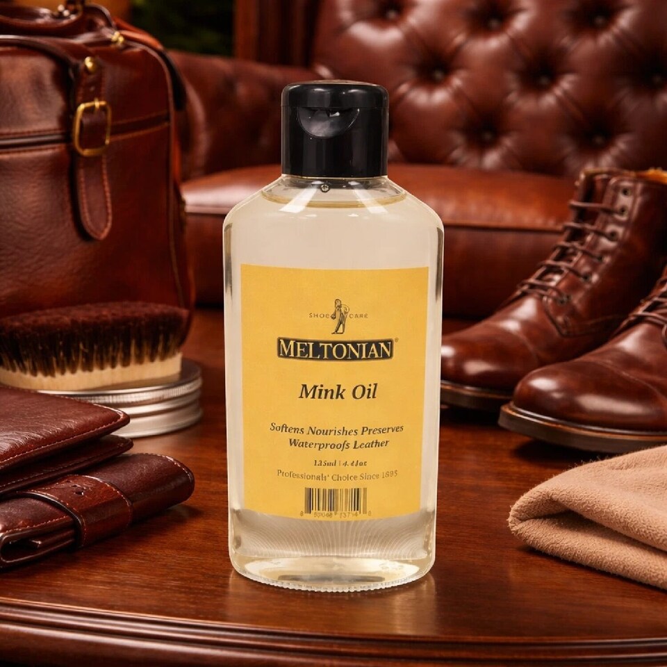 image 1 of Meltonian Mink Oil - Deep Conditioning & Weather Protection for Leather 125ml