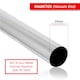 image 3 of SPARES2GO Adjustable Telescopic Rod Pipe Compatible with MacAllister MWDV-16 16L MWDV-20 20L Vacuum Cleaner (35mm) Silver