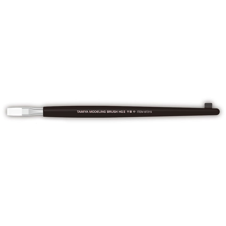 image 1 of Tamiya Modelling Paintbrush Flat High Grade II Medium Tip