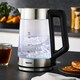 image 3 of GEEPAS Electric Kettle 2 Slice Bread Toaster & Microwave Kitchen Set