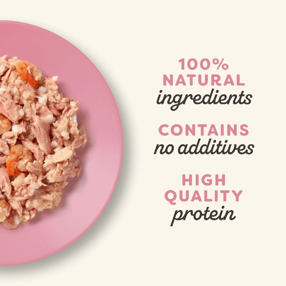 image 1 of Applaws Cat Can Tuna Fillet & Prawn 156g (Pack of 24)