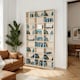 image 8 of CD Shelf Unit Christel - 27 compartments for up to 1080 CDs | Cream | beech | 102 x 23,50 x 180 cm | 1