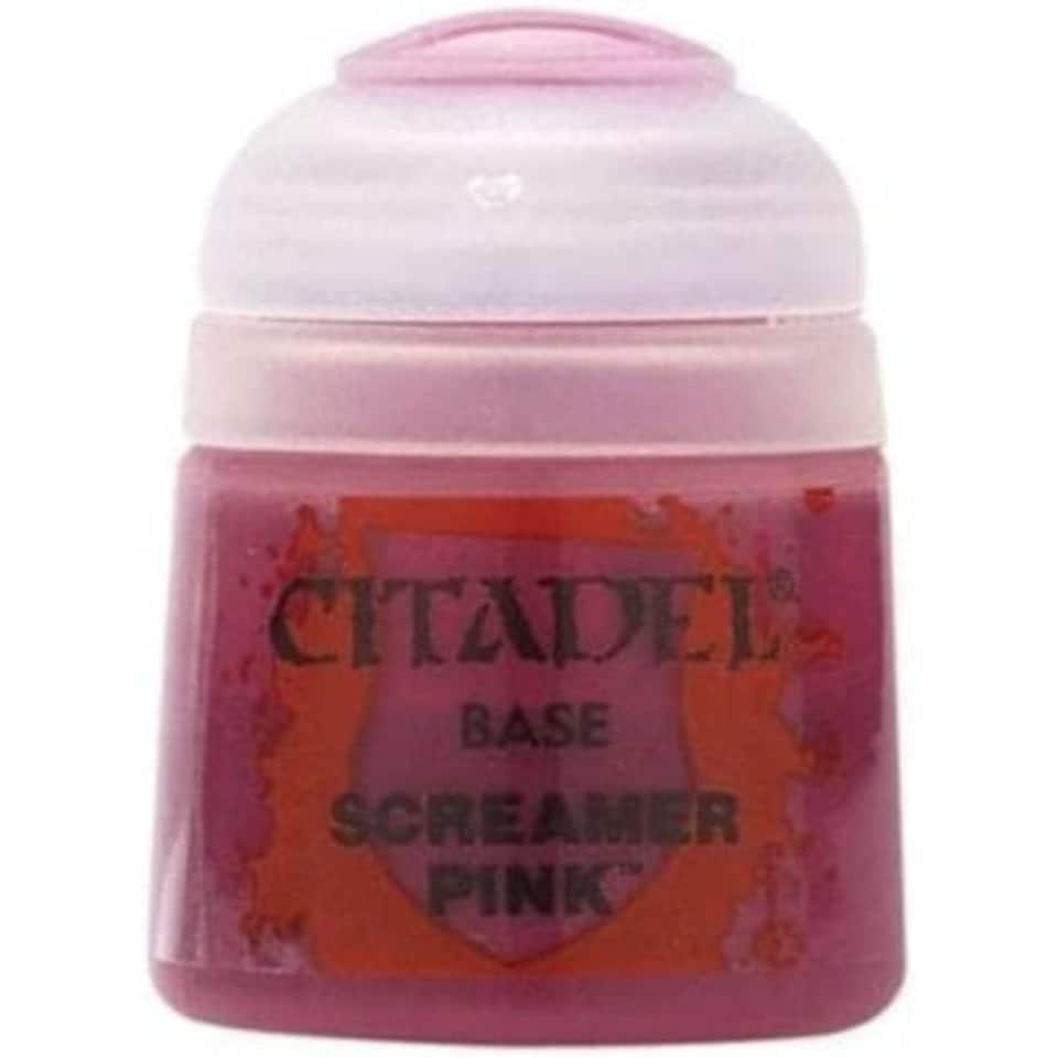 image 1 of Games Workshop Citadel Colour Base: Screamer Pink (12ml) Paint