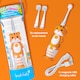 image 3 of Brush Baby WildOnes Tiger Kids Electric Rechargeable Toothbrush
