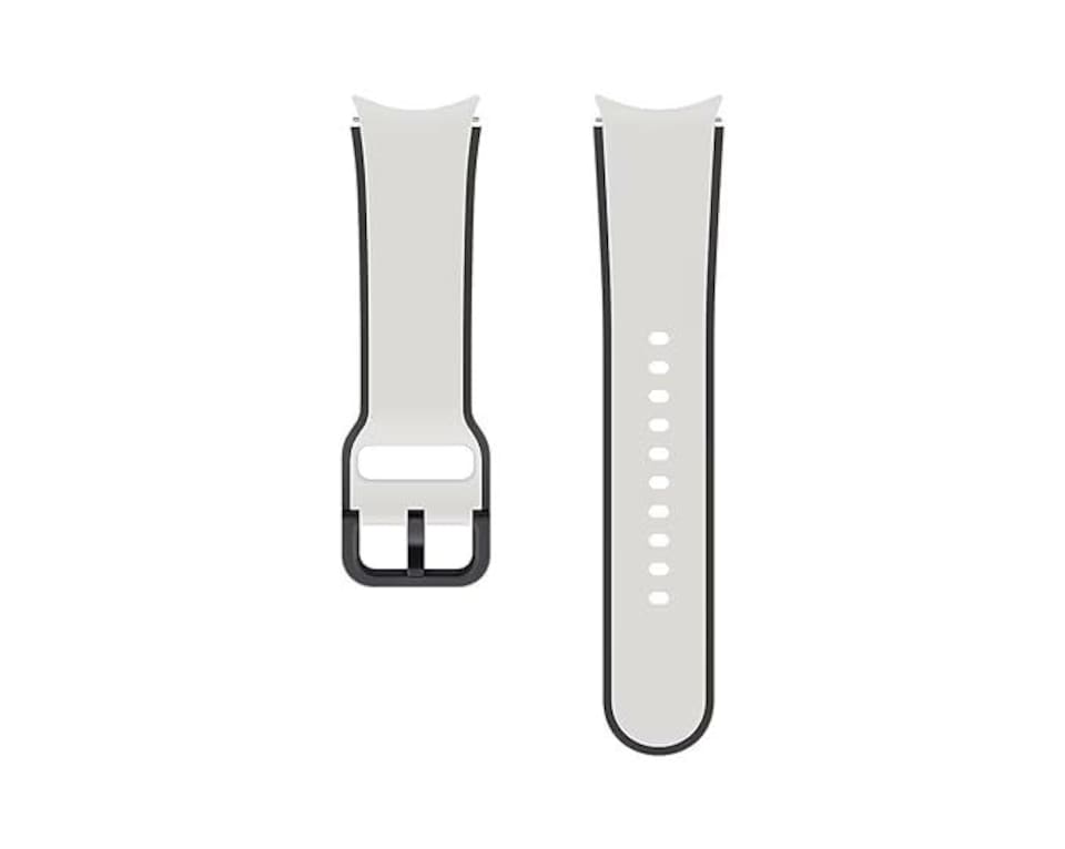 image 1 of Samsung Galaxy Watch 4-5-5 Pro Two Tone Sports Band 20mm S-M Sand Grey - ET-STR90SJEGEU
