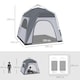image 5 of Outsunny 4 Man Pop Up Tent Camping Backpacking Dome Tent, Green