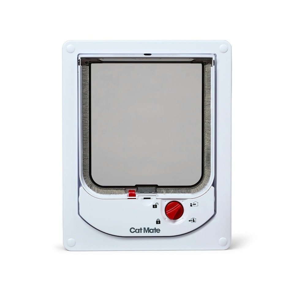 image 1 of Cat Mate Electromagnetic Cat Flap – White (254W)