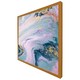 image 4 of Pink & blue marble (Picutre Frame) Black | XS