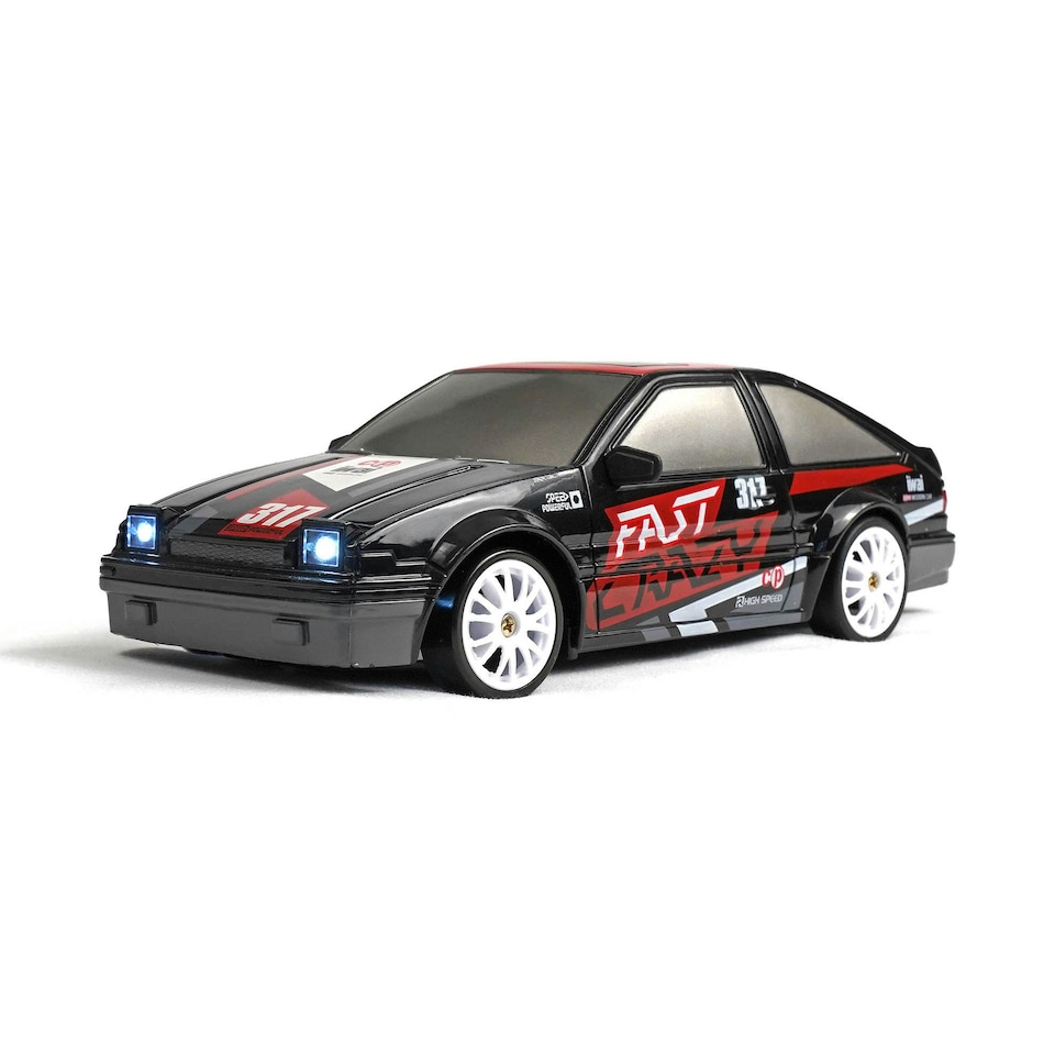 image 1 of RCG Racing Retro E86 1/24 Mini Drift Car | Black | Black | 1