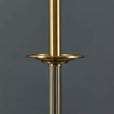 ValueLights Antique Brass Traditional Floor Lamp Base