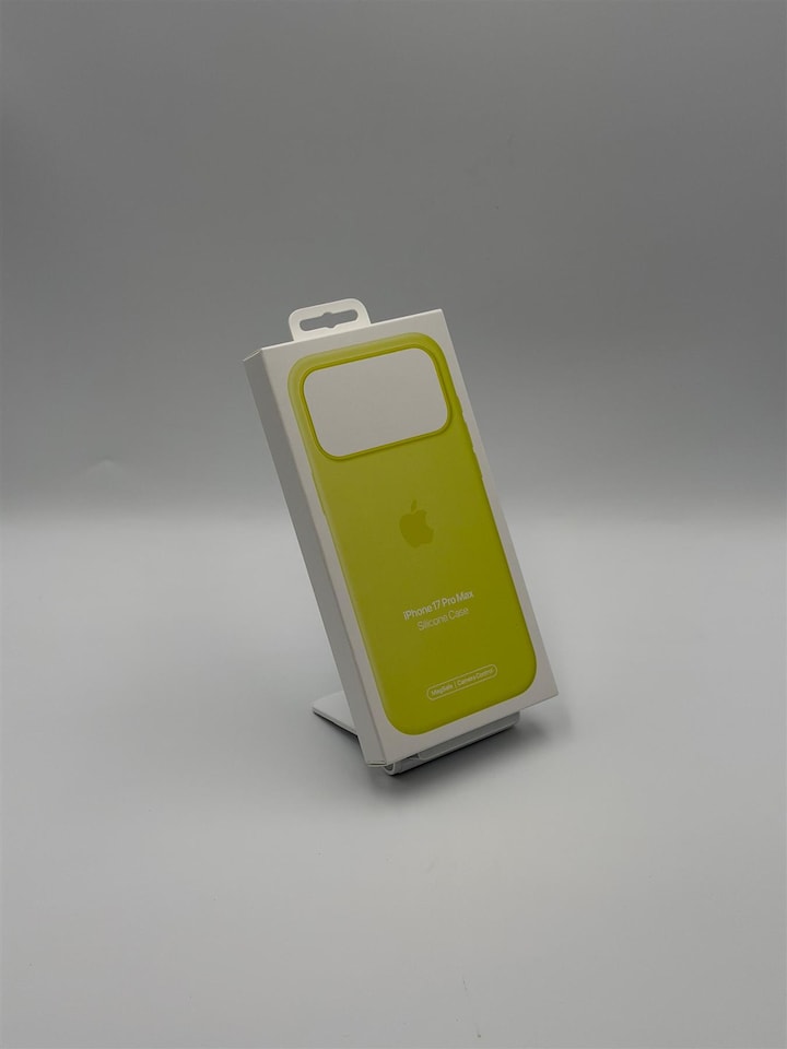 Apple Silicone Case with MagSafe for iPhone 17 Pro Max 6.9 Neon