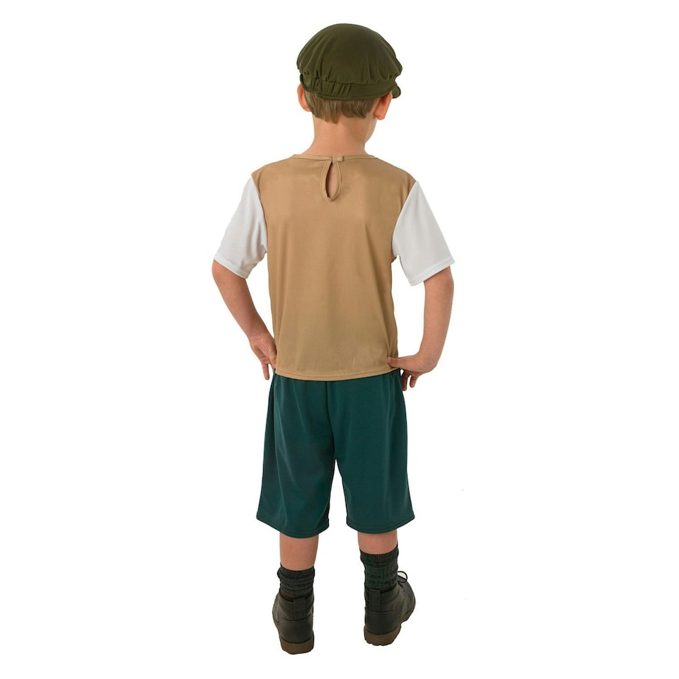 image 1 of Bristol Novelty Boys Evacuee Costume - Brown/Blue/White - 3-4 Years 3