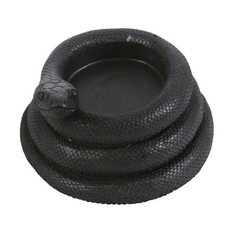 image 1 of Something Different Snake Tealight Holder - Black - One Size