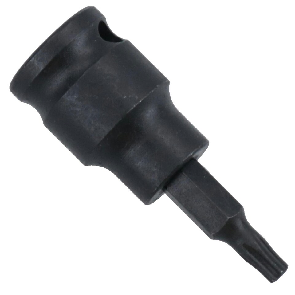 image 1 of T20 Male Torx Star Impact Impacted Shallow Short Bit Socket 3/8in drive