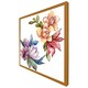 image 4 of Rainbow flowers (Picture Frame) Black | S
