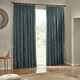 image 5 of Yard Heavy Chenille Velvet Marine Pencil Pleat Curtains  (W)229cm x (D)137cm Multi