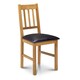 image 2 of Valenza Premium Oak Dining Chairs - Set of 2