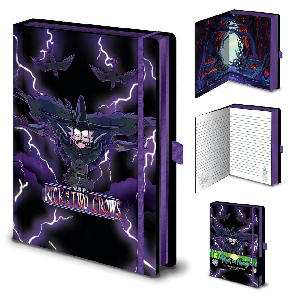 RICK AND MORTY A5 PREMIUM NOTEBOOKS - STATIONERY RANGE - SR73980
