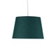 image 2 of Dark Green Cotton 23cm Tapered Cylinder Pendant or Lamp Shade Green